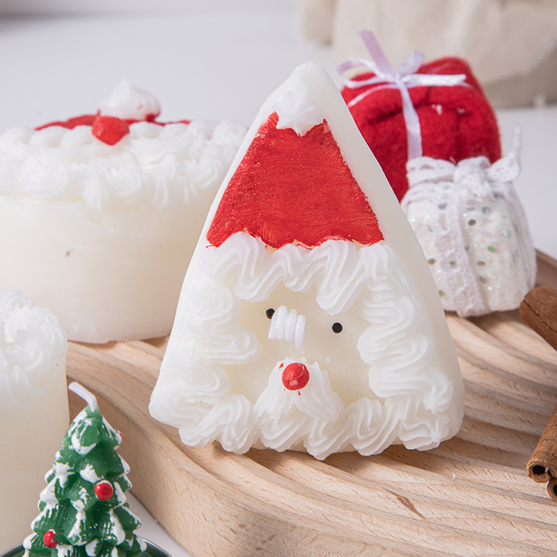 Christmas cute Santa Claus aromatherapy candle decoration UK